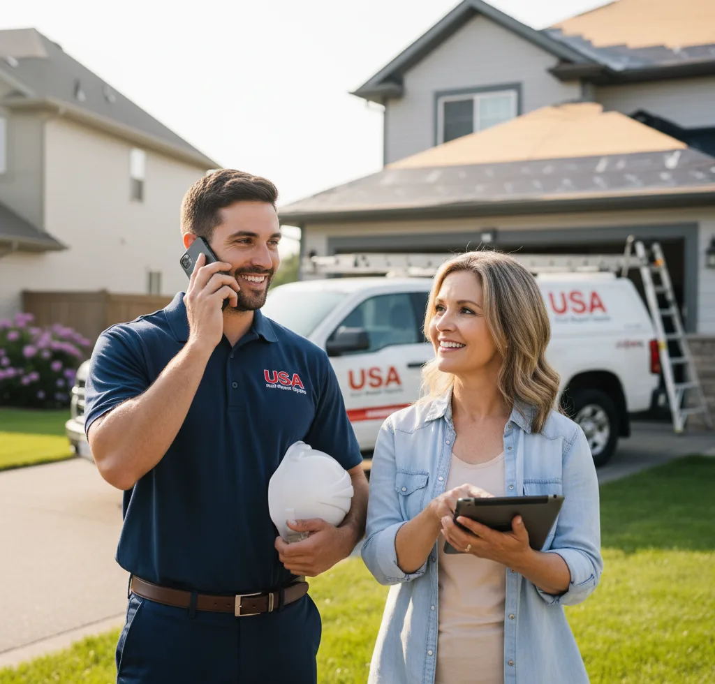 USA Roof Repair Experts customer support in Sarver